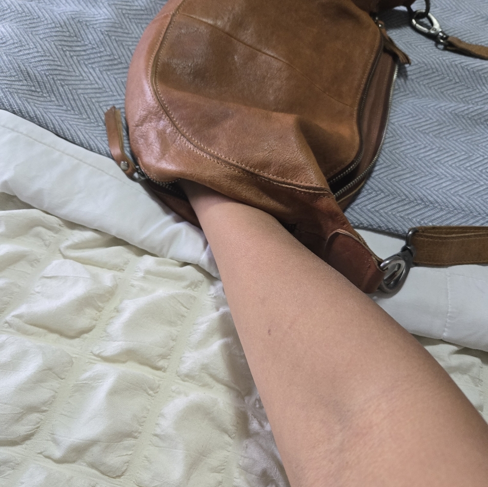 Latico Brown Leather Crossbody Bag - Picture 11 of 15
